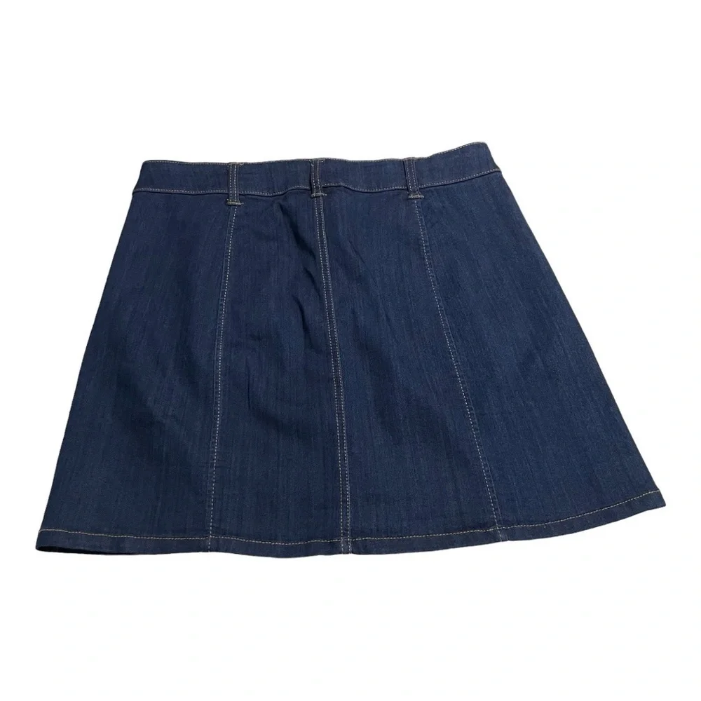 CELEBRITY PINK Denim Button Front Mini Skirt - Size Junior 13/31